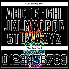 Load image into Gallery viewer, Custom Black White 3D Pattern Design Hawaii Style Glitter Pineapple Performance T-Shirt