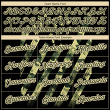 Load image into Gallery viewer, Custom Black Olive-City Cream 3D American Flag Performance T-Shirt