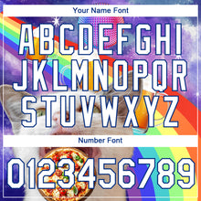 Load image into Gallery viewer, Custom Purple White-Royal 3D Pattern Design Rave Animal Cat Performance T-Shirt