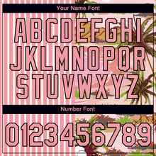 Load image into Gallery viewer, Custom Medium Pink Black-White 3D Hawaii Island Performance T-Shirt