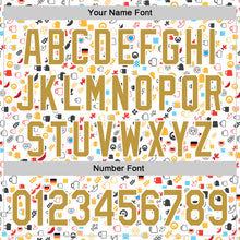 Load image into Gallery viewer, Custom White Old Gold 3D Pattern Design Beer Festival Authentic Baseball Jersey