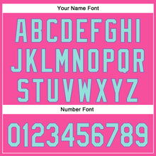 Load image into Gallery viewer, Custom Pink Ice Blue Medium Purple-Light Yellow 3D Pattern Design Football Skull Helmet Authentic Baseball Jersey