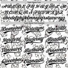 Load image into Gallery viewer, Custom White Black 3D Pattern Halloween Authentic Baseball Jersey