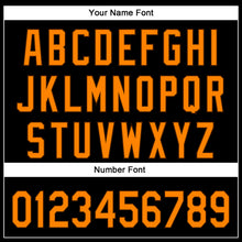 Load image into Gallery viewer, Custom Black Bay Orange-Brown 3D Pattern Halloween Authentic Baseball Jersey