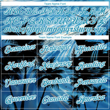 Load image into Gallery viewer, Custom Powder Blue Panther Blue-White 3D Pattern Design Fishing Performance T-Shirt