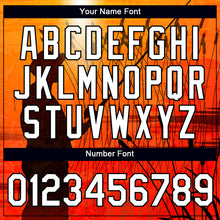 Load image into Gallery viewer, Custom Orange White-Black 3D Pattern Design Fishing Performance T-Shirt