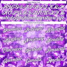 Load image into Gallery viewer, Custom Purple White 3D Pattern Design Butterfly Performance T-Shirt