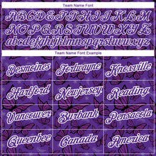 Load image into Gallery viewer, Custom Purple White 3D Pattern Design Butterfly Performance T-Shirt