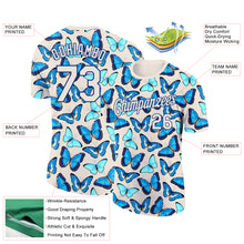Load image into Gallery viewer, Custom Cream Royal 3D Pattern Design Butterfly Performance T-Shirt