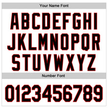 Load image into Gallery viewer, Custom White Black-Red 3D Pattern Design Vintage Tattoos Authentic Baseball Jersey