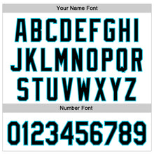 Load image into Gallery viewer, Custom White Black-Lakes Blue 3D Pattern Design Vintage Tattoos Authentic Baseball Jersey