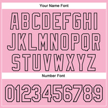 Load image into Gallery viewer, Custom Light Pink Black 3D Pattern Design Vintage Tattoos Authentic Baseball Jersey