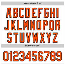 Load image into Gallery viewer, Custom White Orange-Black 3D Halloween Authentic Baseball Jersey