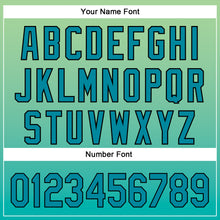 Load image into Gallery viewer, Custom Pea Green Teal-Black 3D Halloween Authentic Baseball Jersey