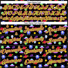 Load image into Gallery viewer, Custom Stitched Black Neon Green-Hot Pink 3D Halloween Sports Pullover Sweatshirt Hoodie