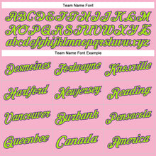 Load image into Gallery viewer, Custom Stitched Light Pink Neon Green-Purple 3D Halloween Sports Pullover Sweatshirt Hoodie