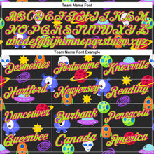 Load image into Gallery viewer, Custom Stitched Black Neon Green-Hot Pink 3D Halloween Sports Pullover Sweatshirt Hoodie