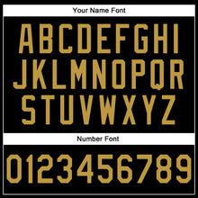 Load image into Gallery viewer, Custom Stitched Black Old Gold-Royal Line Sports Pullover Sweatshirt Hoodie