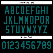 Load image into Gallery viewer, Custom Stitched Black Teal-Pink Line Sports Pullover Sweatshirt Hoodie