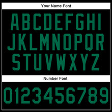 Load image into Gallery viewer, Custom Stitched Black Kelly Green-Pink Line Sports Pullover Sweatshirt Hoodie