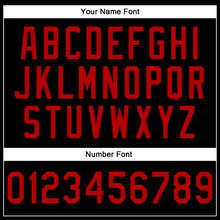 Load image into Gallery viewer, Custom Stitched Black Red-Kelly Green Line Sports Pullover Sweatshirt Hoodie