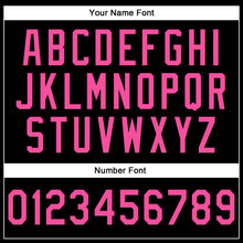 Load image into Gallery viewer, Custom Stitched Black Pink-Teal Line Sports Pullover Sweatshirt Hoodie