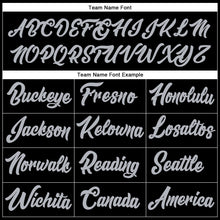 Load image into Gallery viewer, Custom Stitched Navy Gray-Teal Line Sports Pullover Sweatshirt Hoodie