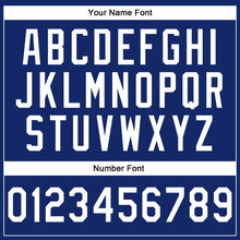 Load image into Gallery viewer, Custom Stitched Royal White-Light Blue Line Sports Pullover Sweatshirt Hoodie