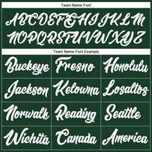 Load image into Gallery viewer, Custom Stitched Green White-Gold Line Sports Pullover Sweatshirt Hoodie