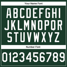 Load image into Gallery viewer, Custom Stitched Green White-Gold Line Sports Pullover Sweatshirt Hoodie