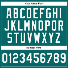 Load image into Gallery viewer, Custom Stitched Teal White-Orange Line Sports Pullover Sweatshirt Hoodie