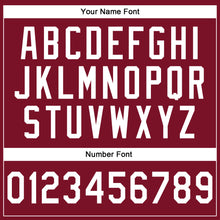 Load image into Gallery viewer, Custom Stitched Crimson White-Gold Line Sports Pullover Sweatshirt Hoodie