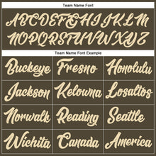 Load image into Gallery viewer, Custom Stitched Olive Cream-Old Gold Line Sports Pullover Sweatshirt Salute To Service Hoodie