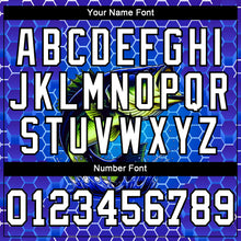 Load image into Gallery viewer, Custom Stitched Thunder Blue Purple-Black 3D Smallmouth Bass Fish Fishing Sports Pullover Sweatshirt Hoodie