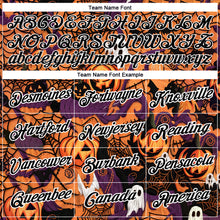 Load image into Gallery viewer, Custom Texas Orange Black-White 3D Halloween Performance T-Shirt