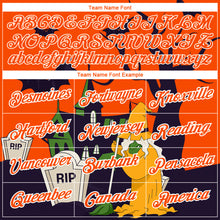 Load image into Gallery viewer, Custom Orange White 3D Halloween Performance T-Shirt