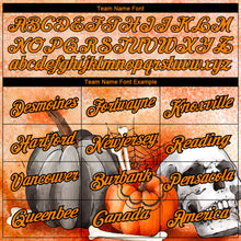 Load image into Gallery viewer, Custom Bay Orange Black 3D Halloween Performance T-Shirt