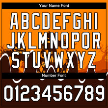 Load image into Gallery viewer, Custom Bay Orange Black-Brown 3D Halloween Performance T-Shirt