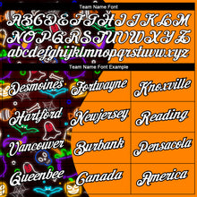 Load image into Gallery viewer, Custom Orange Brown-Black 3D Halloween Performance T-Shirt