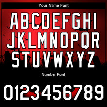 Load image into Gallery viewer, Custom Red White-Black 3D Halloween Performance T-Shirt