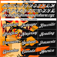 Load image into Gallery viewer, Custom Gold White-Black 3D Halloween Performance T-Shirt