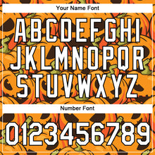 Load image into Gallery viewer, Custom Bay Orange White-Black 3D Halloween Performance T-Shirt