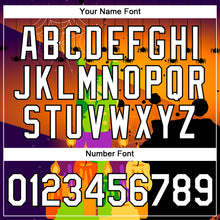 Load image into Gallery viewer, Custom Bay Orange White-Black 3D Halloween Performance T-Shirt