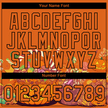 Load image into Gallery viewer, Custom Texas Orange Black 3D Halloween Performance T-Shirt