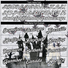 Load image into Gallery viewer, Custom White Black 3D Halloween Performance T-Shirt