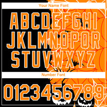Load image into Gallery viewer, Custom Black Bay Orange-White 3D Halloween Performance T-Shirt