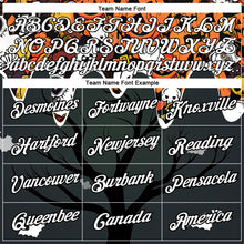 Load image into Gallery viewer, Custom Steel Gray Black-Orange 3D Halloween Performance T-Shirt