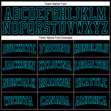 Load image into Gallery viewer, Custom Stitched Black Lakes Blue 3D Pattern Design Gradient Square Shape Sports Pullover Sweatshirt Hoodie