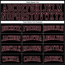 Load image into Gallery viewer, Custom Stitched Black Medium Pink 3D Pattern Design Gradient Square Shape Sports Pullover Sweatshirt Hoodie