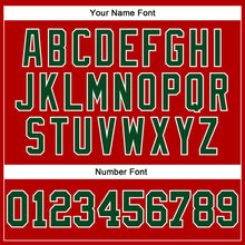 Load image into Gallery viewer, Custom Stitched Red Green-White 3D Pattern Design Gradient Square Shape Sports Pullover Sweatshirt Hoodie